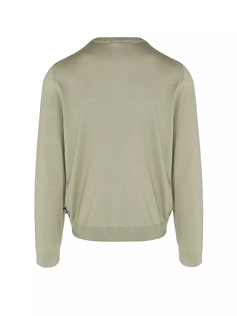 BOSS | Pullover Slim Fit MELBA | hellgrün