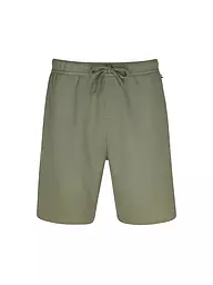 BOSS | Pyjamahose - Shorts | olive