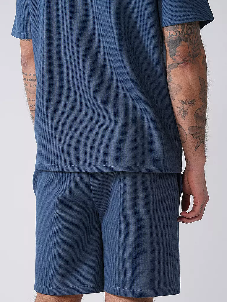 BOSS | Pyjamahose - Shorts | blau