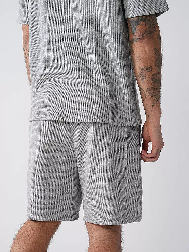 BOSS | Pyjamahose - Shorts | grau