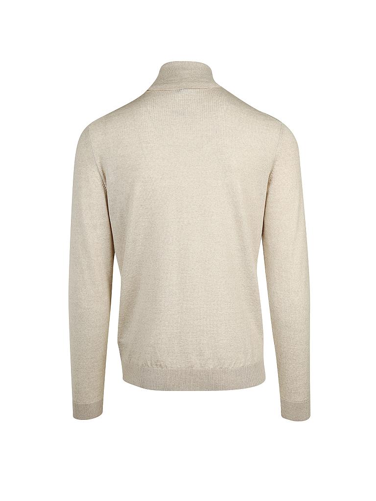 BOSS | Rollkragen-Pullover Slim-Fit "Musso" | creme