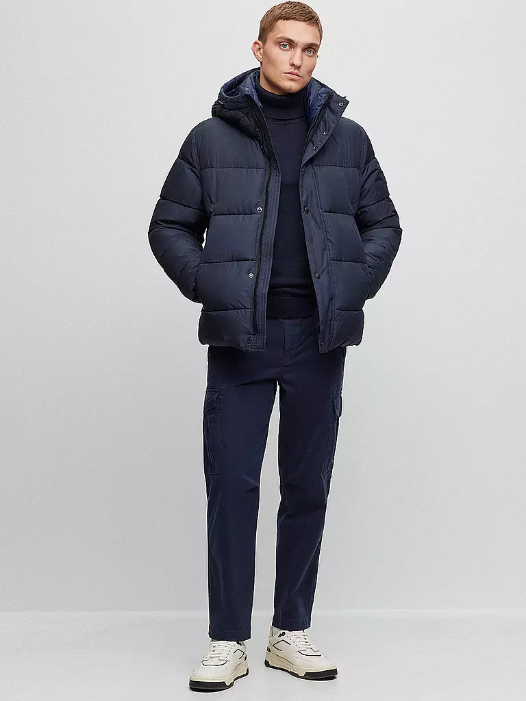 BOSS | Rollkragenpullover AKIRO | blau