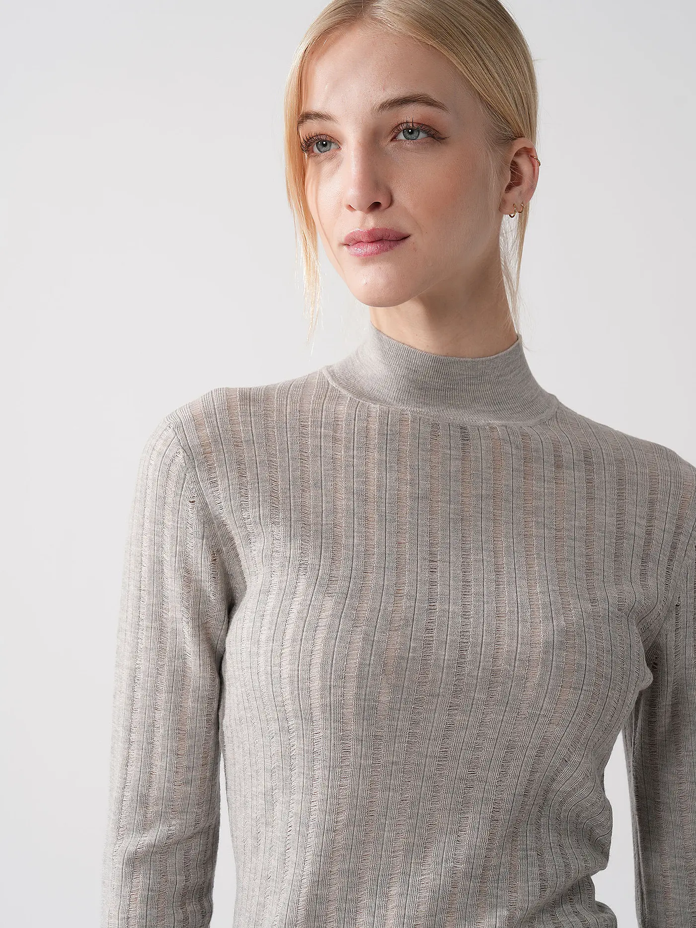 BOSS | Rollkragenpullover FATIRAMI | grau