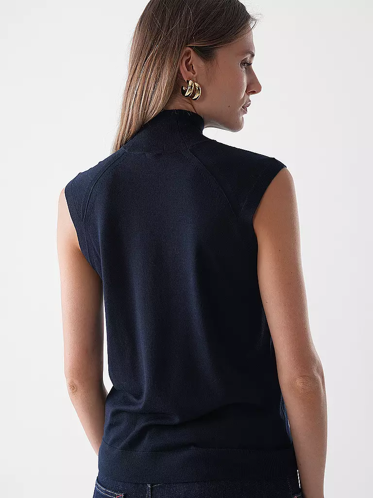 BOSS | Rollkragenpullover FIPINI | blau
