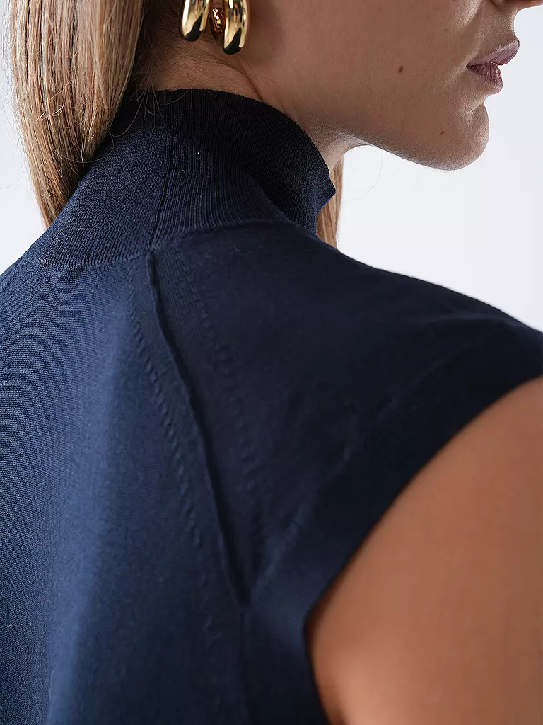 BOSS | Rollkragenpullover FIPINI | blau