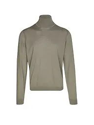 BOSS | Rollkragenpullover Slim Fit MUSSO | olive