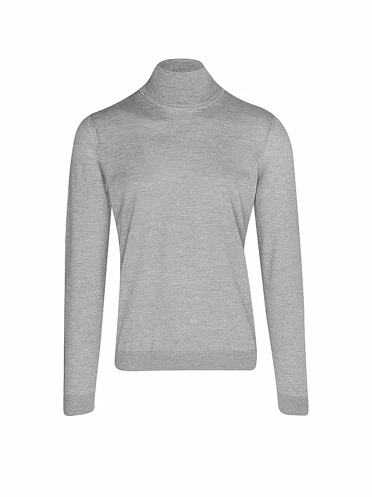 BOSS | Rollkragenpullover Slim Fit MUSSO | grau