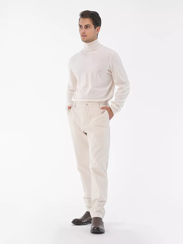 BOSS | Rollkragenpullover Slim Fit MUSSO | creme