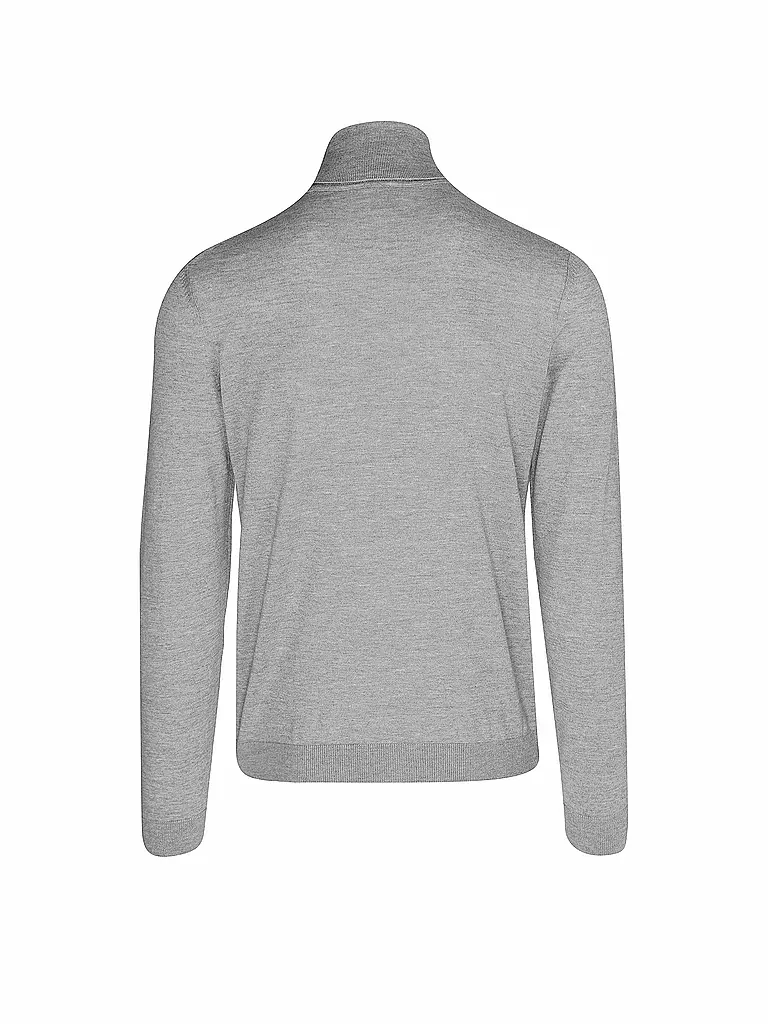 BOSS | Rollkragenpullover Slim Fit MUSSO | grau