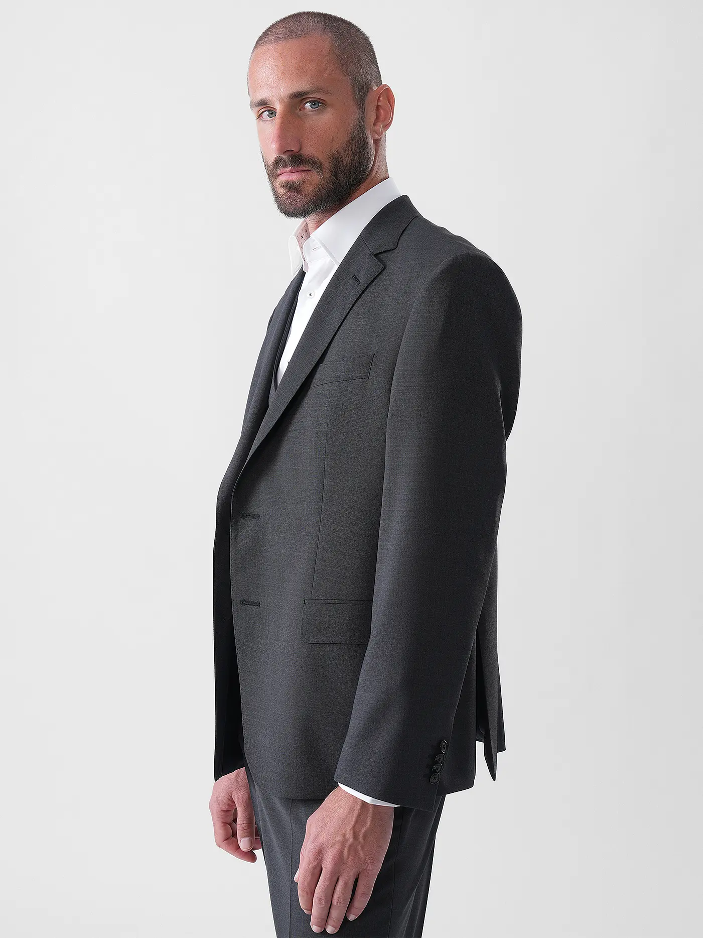 BOSS | Sakko Slim Fit H-HUGE | grau