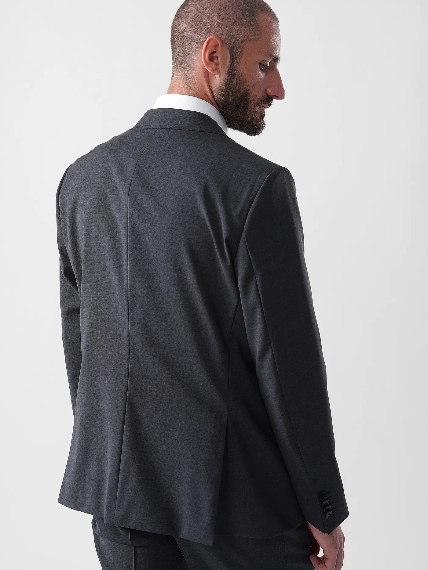 BOSS | Sakko Slim Fit H-HUGE | grau