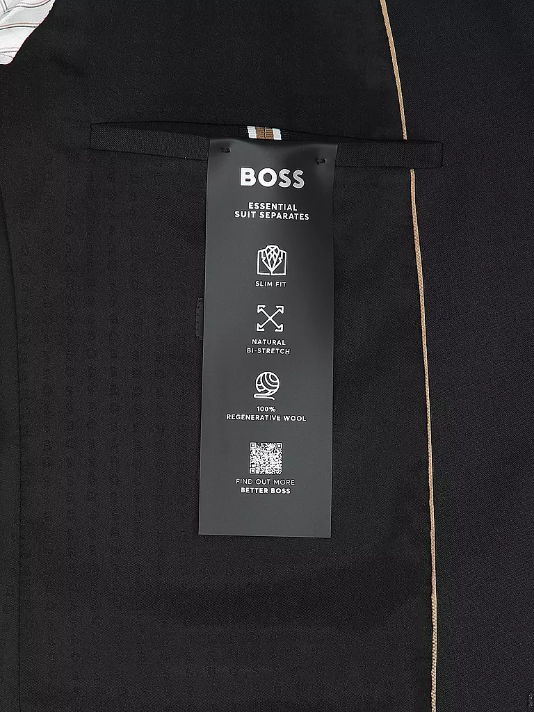 BOSS | Sakko Slim Fit H-HUGE | schwarz