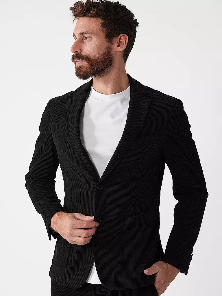 BOSS | Sakko Slim Fit | schwarz