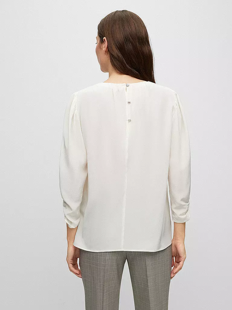 BOSS | Seidenbluse BAGANA | weiss
