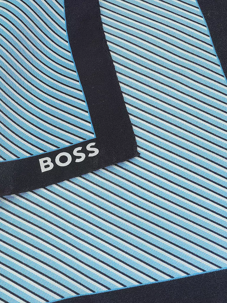 BOSS | Seidenstecktuch | blau