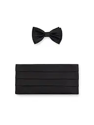 BOSS | Set 2-teillig Kummerbund und Fliege | Schwarz