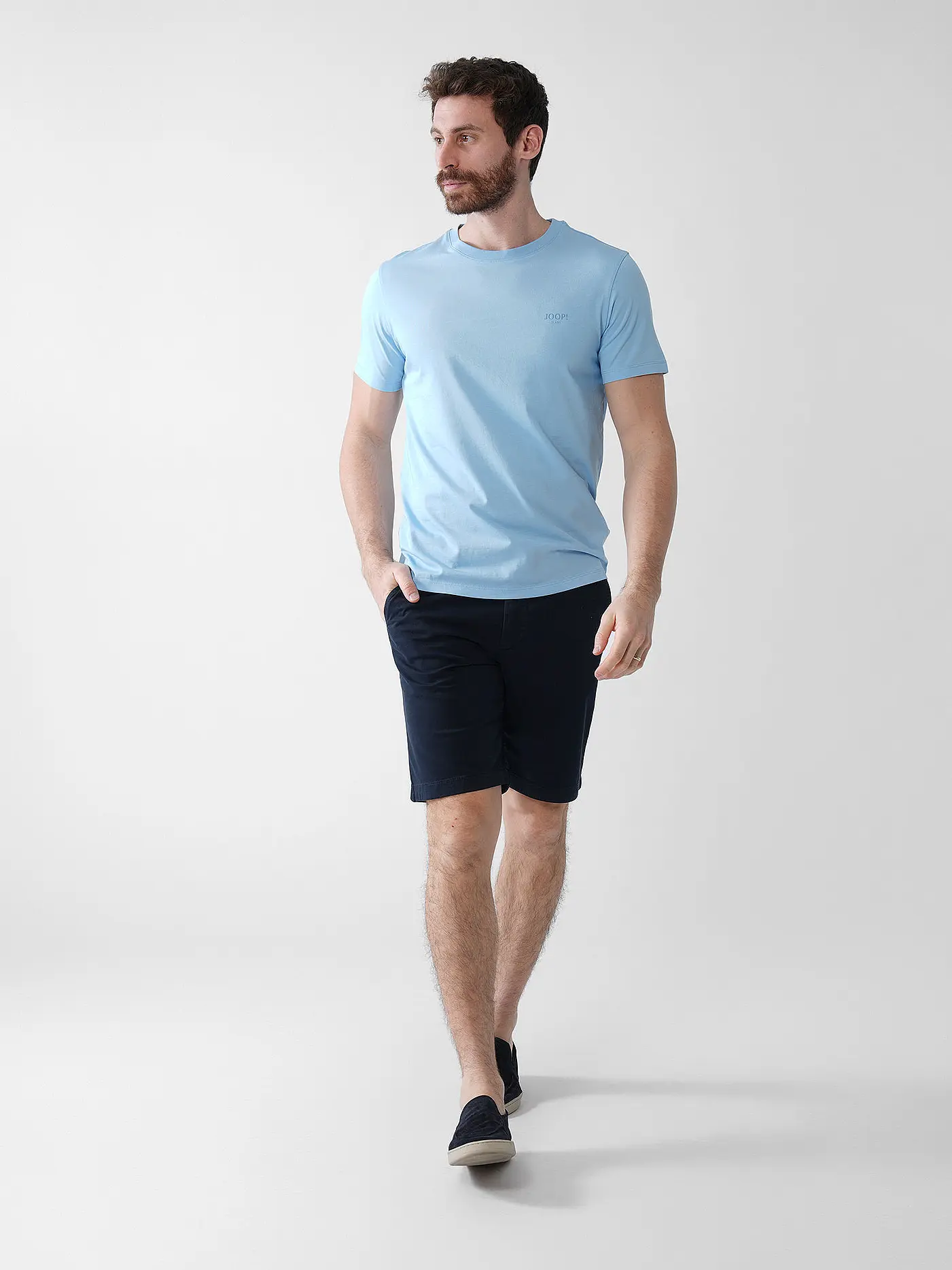 BOSS | Shorts Slim Fit | blau