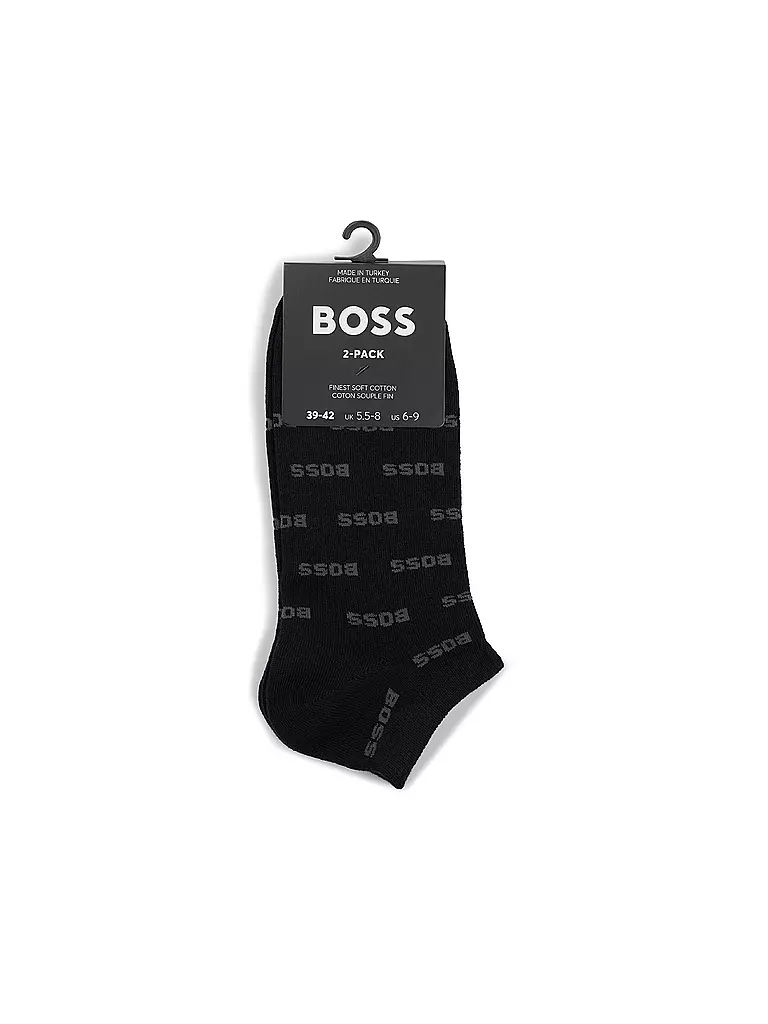 BOSS | Sneaker Socken 2er Pkg. black | schwarz