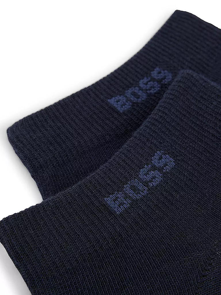 BOSS | Sneakersocken 2-er Pkg.  dark blue | schwarz