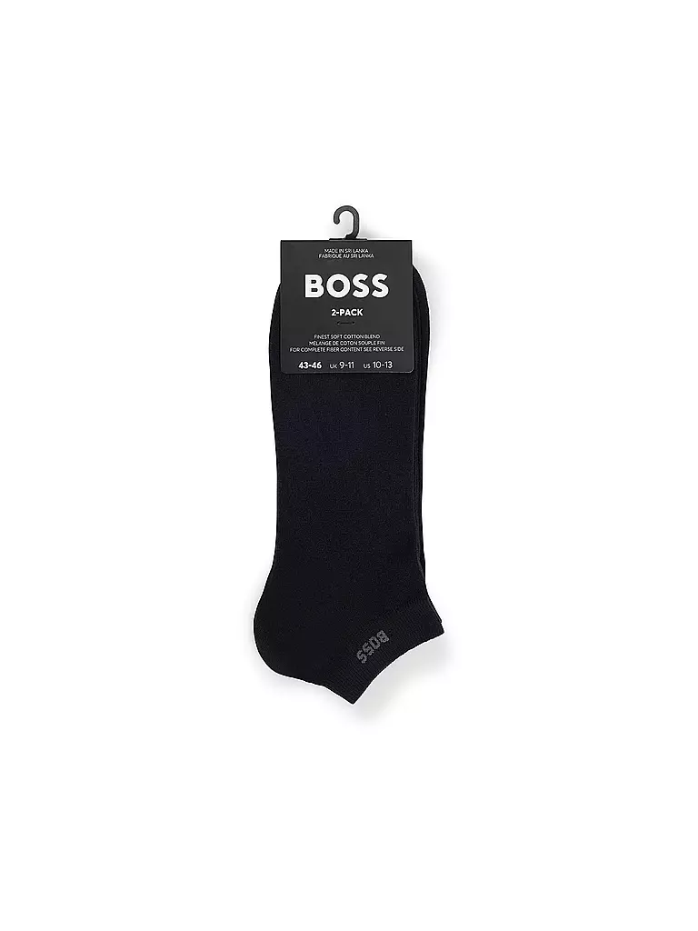 BOSS | Sneakersocken 2er Pkg.  dark blue | weiss
