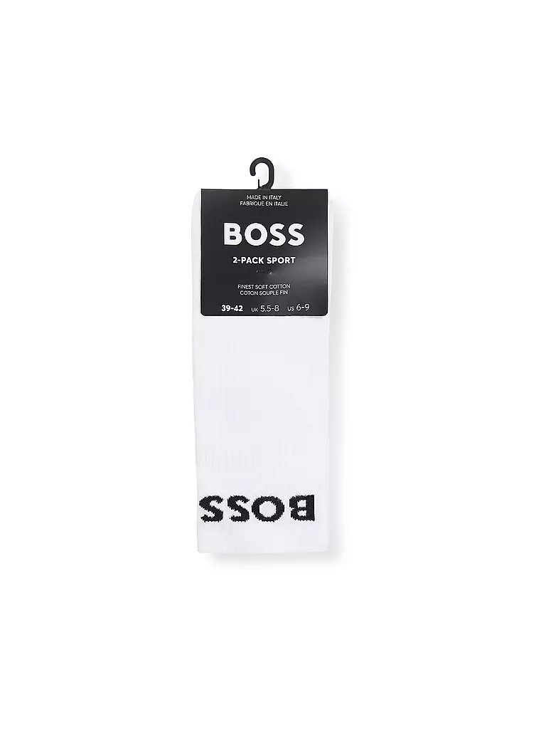 BOSS | Socken 2-er Pkg. white | schwarz