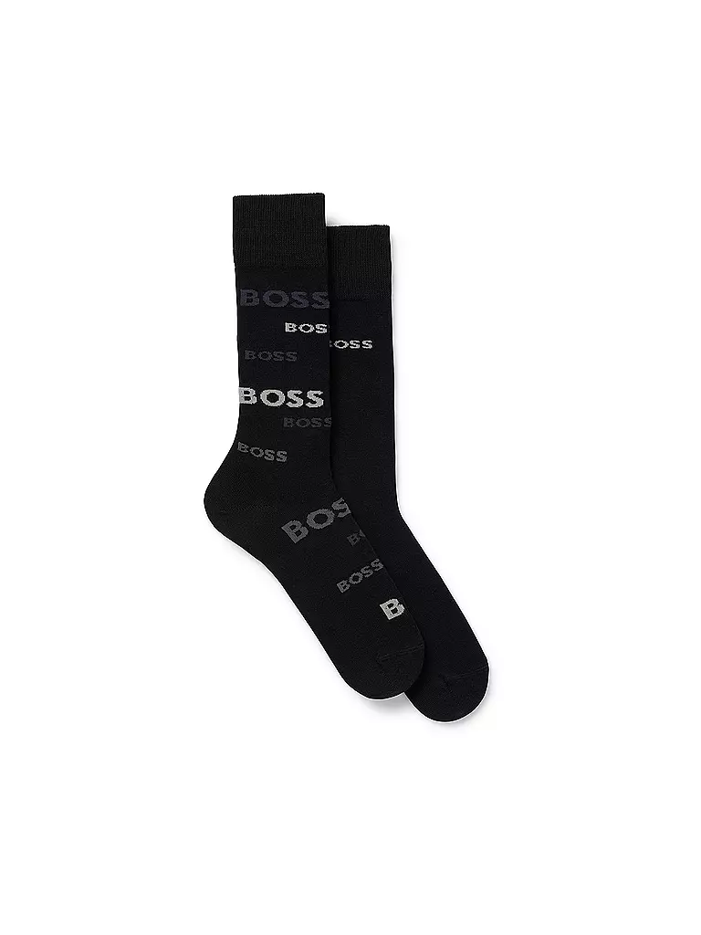 BOSS | Socken 2er Pkg black | schwarz