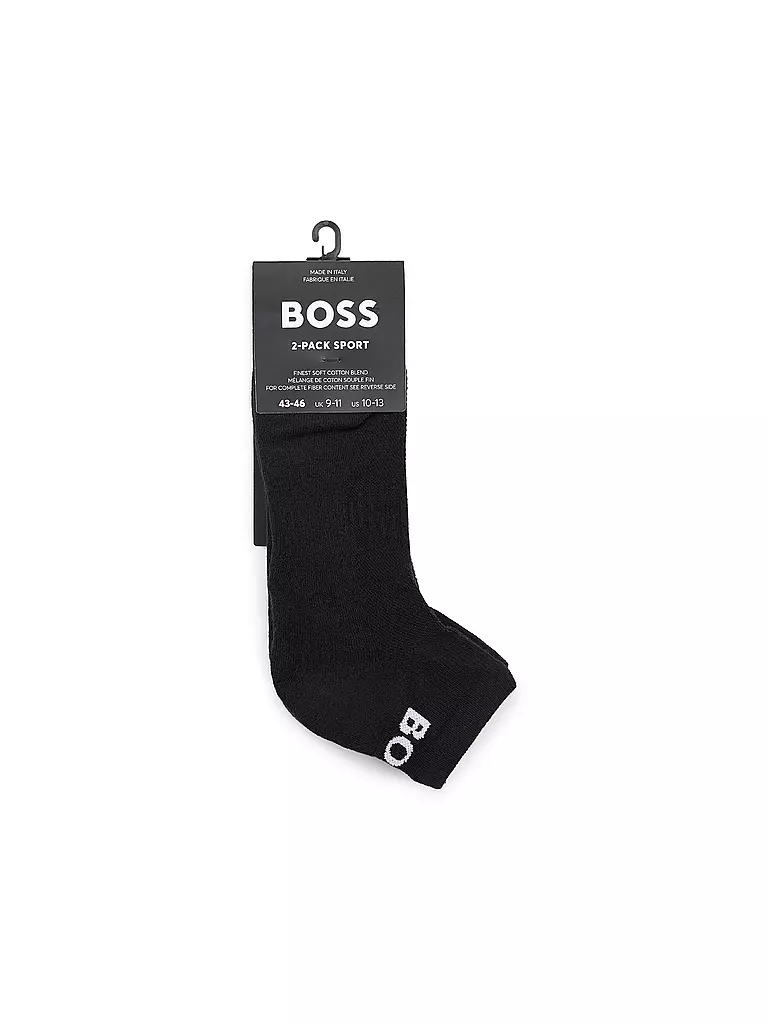 BOSS | Socken 2er Pkg black | schwarz