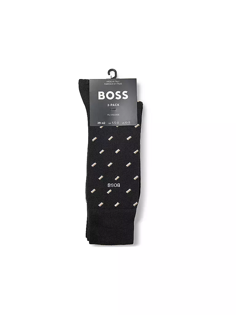 BOSS | Socken 2er Pkg. black | grau