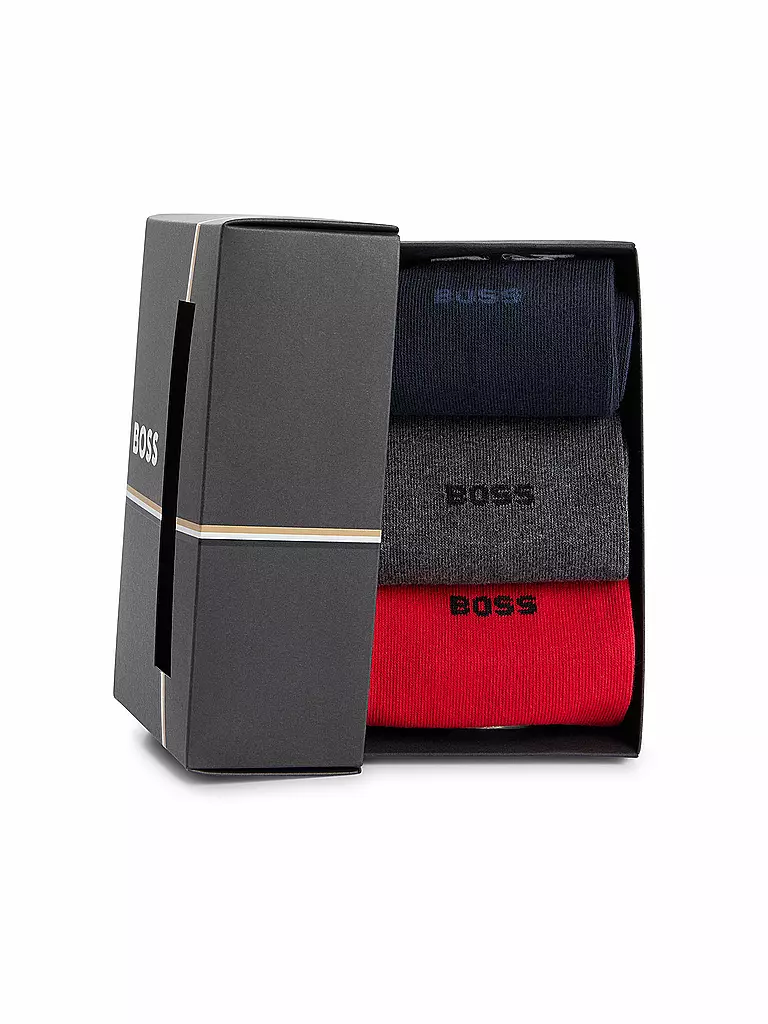 BOSS | Socken 3-er Pack open red | rot