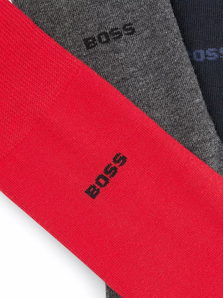 BOSS | Socken 3-er Pack open red | rot