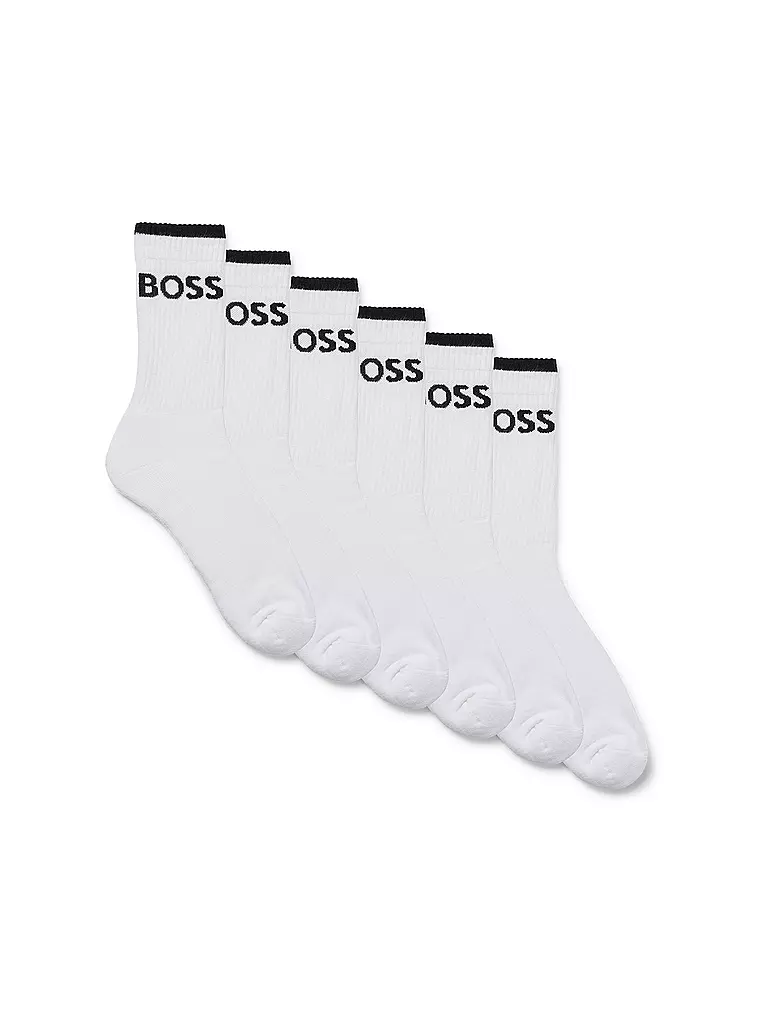 BOSS | Socken 6er Pkg. white | weiss