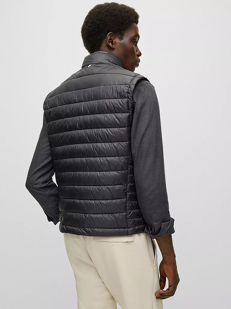 BOSS | Steppgilet | dunkelblau