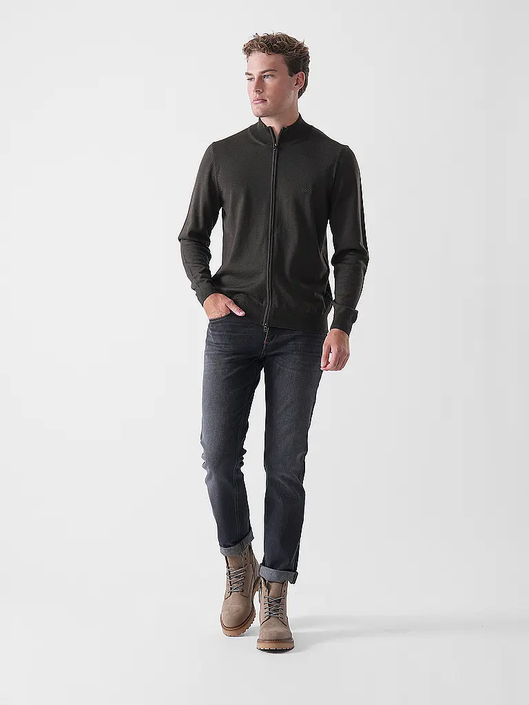 BOSS | Strickjacke BALONSO | olive