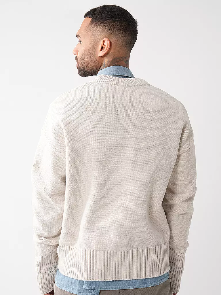 BOSS | Strickjacke BELLACO | weiss