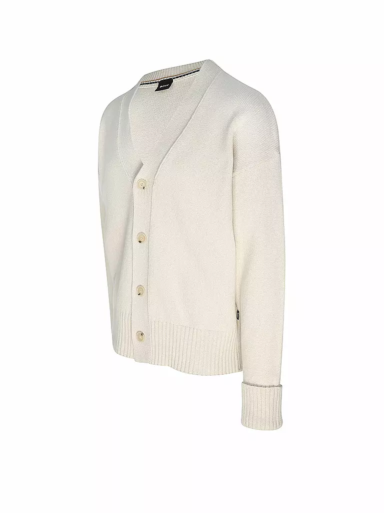 BOSS | Strickjacke BELLACO | weiss