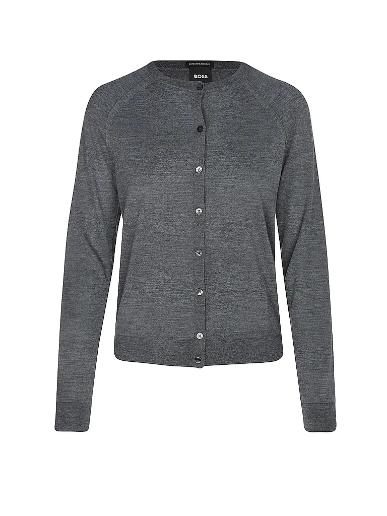 BOSS | Strickjacke FONAMI | grau