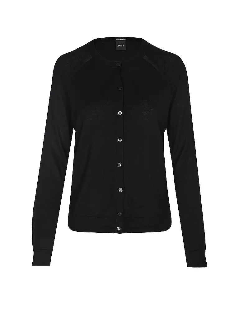 BOSS | Strickjacke FONAMI | Schwarz