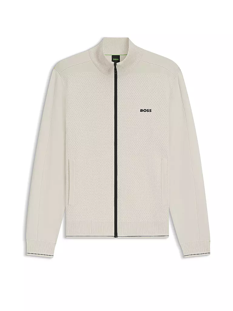 BOSS | Strickjacke KN_LEAGUE | creme