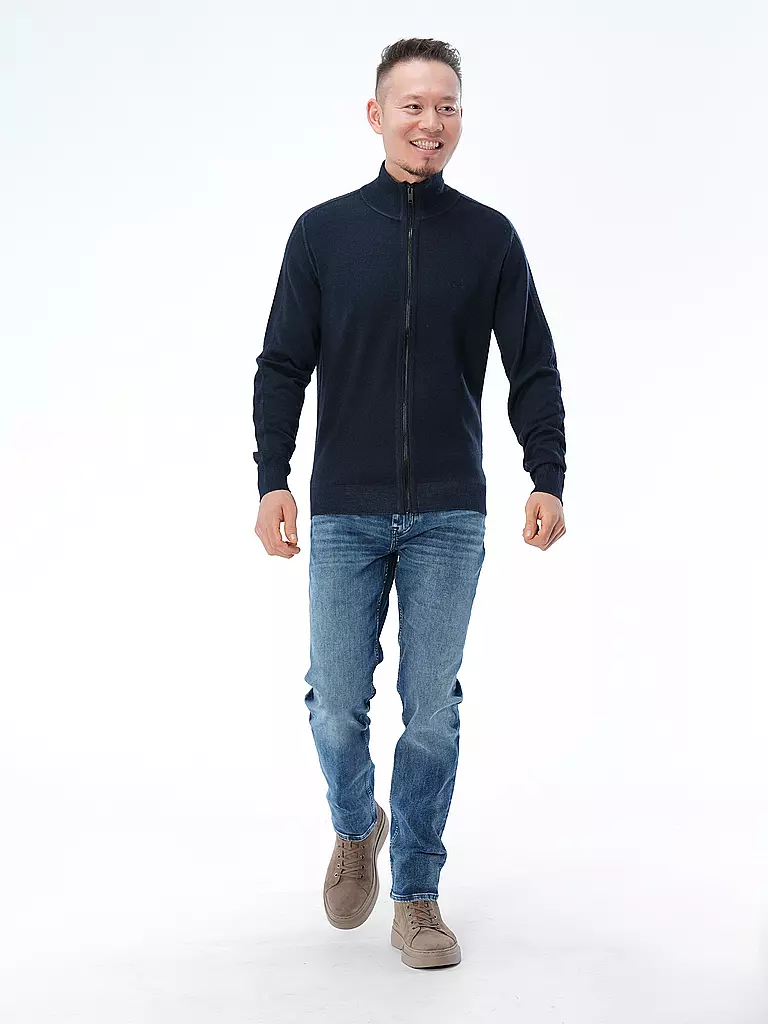 BOSS | Strickjacke | blau