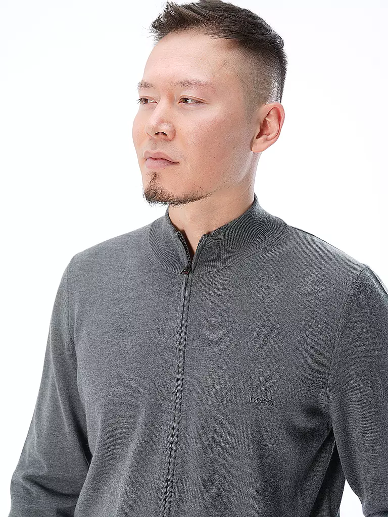 BOSS | Strickjacke | dunkelblau