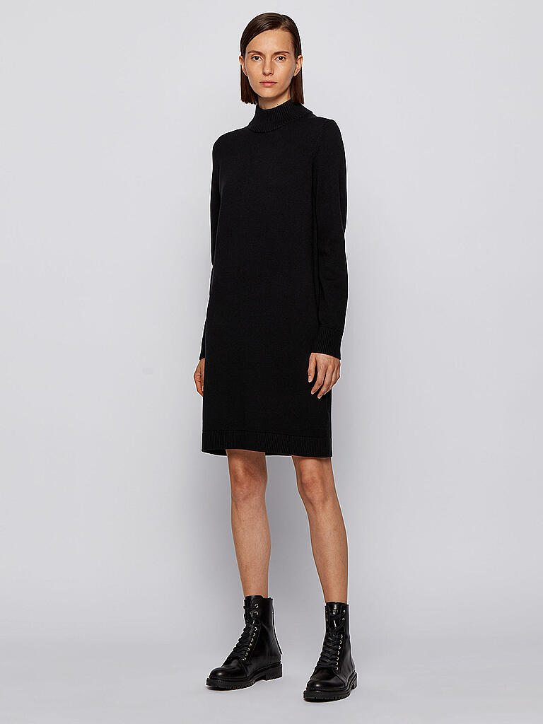 BOSS | Strickkleid Fabelletta | schwarz