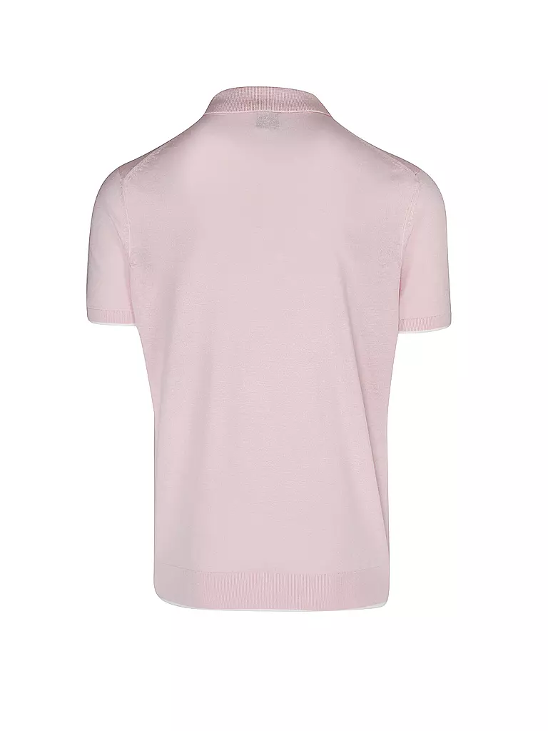 BOSS | Strickpoloshirt Regular Fit GANZO | rosa