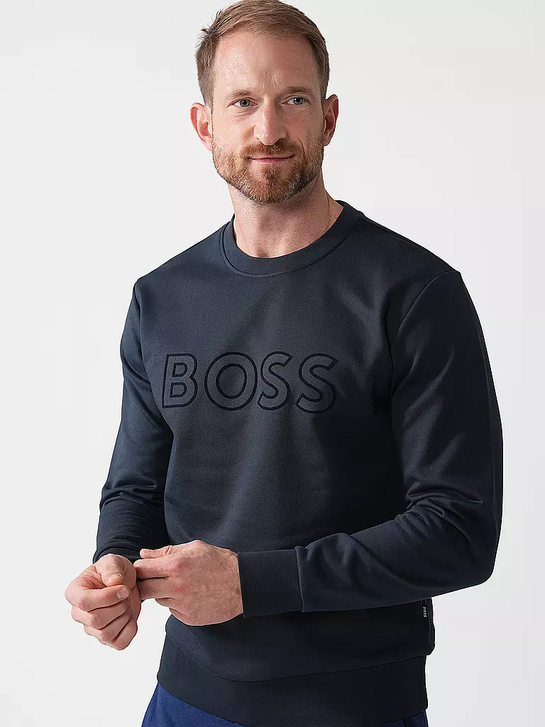BOSS | Sweater SOLERI | dunkelblau