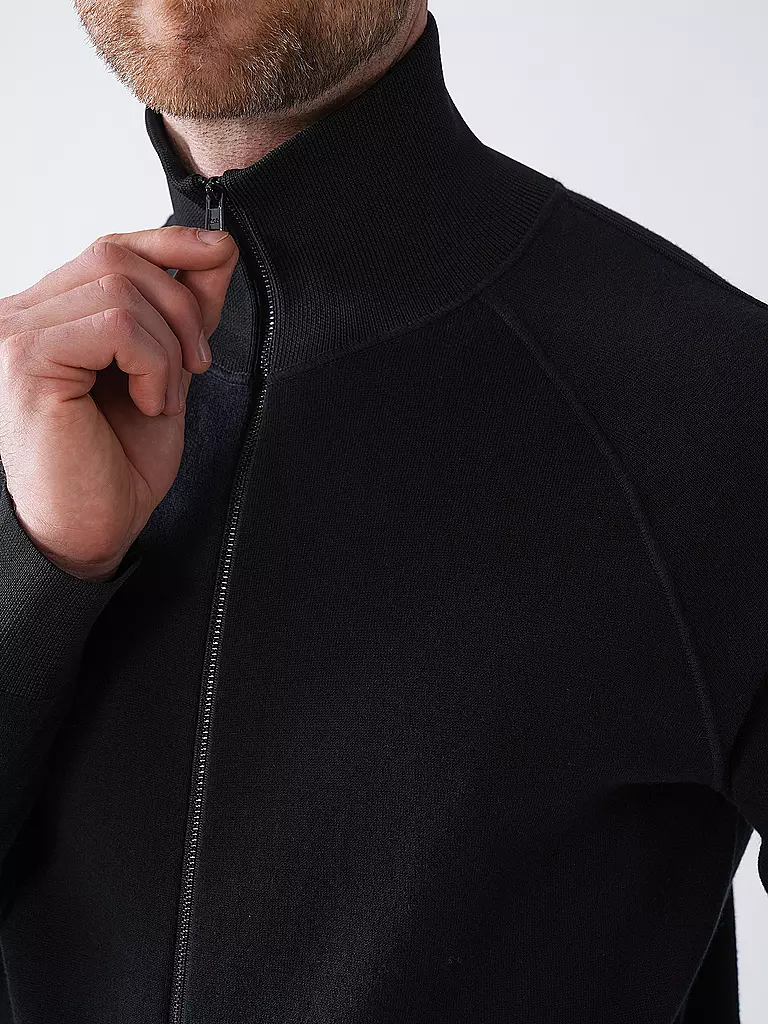 BOSS | Sweatjacke DOMICO | schwarz