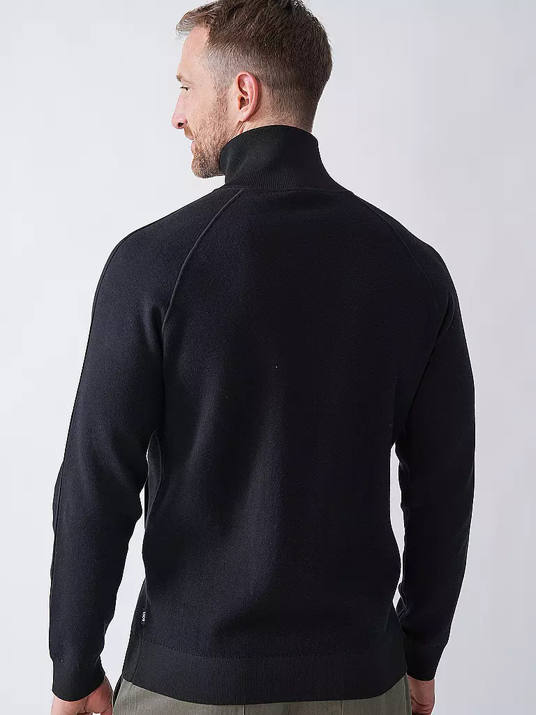 BOSS | Sweatjacke DOMICO | schwarz