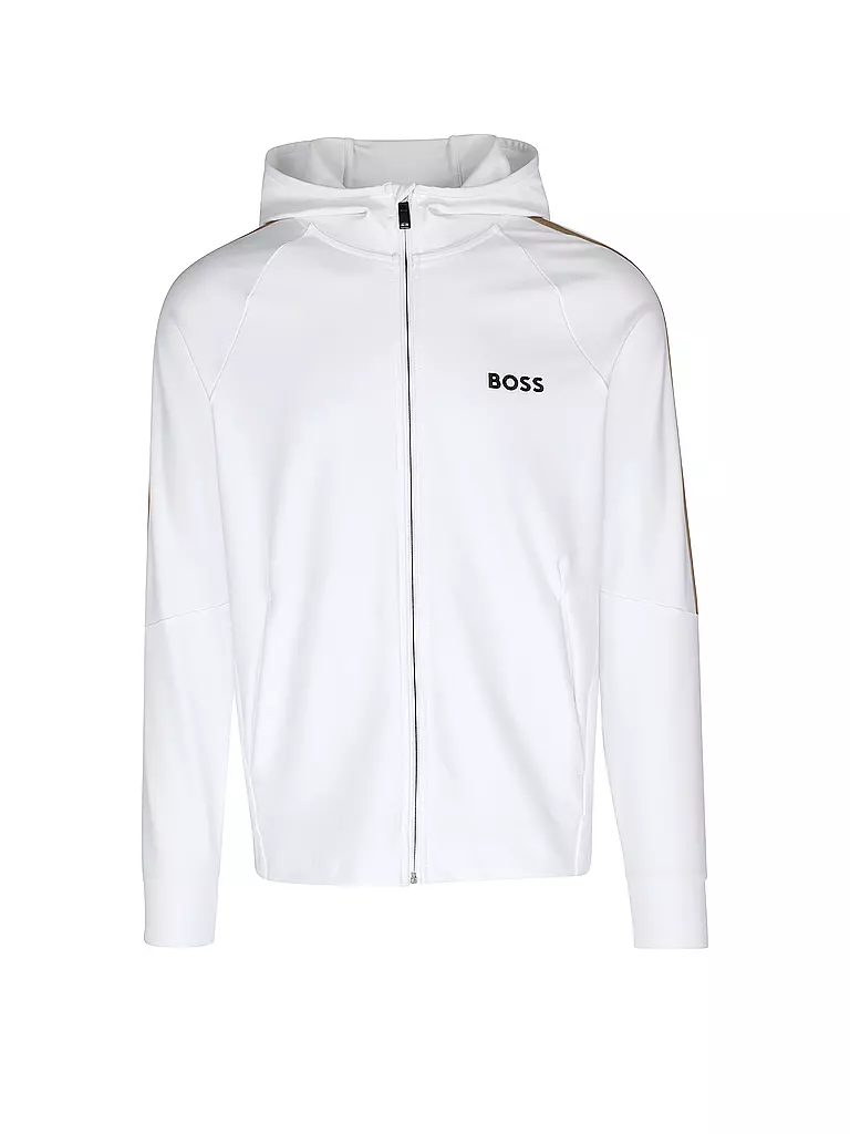 Sweatjacke BOSS SICON weiss