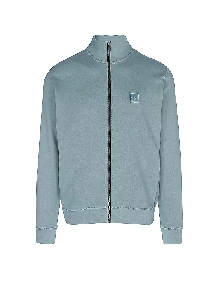BOSS | Sweatjacke ZESTART | hellblau