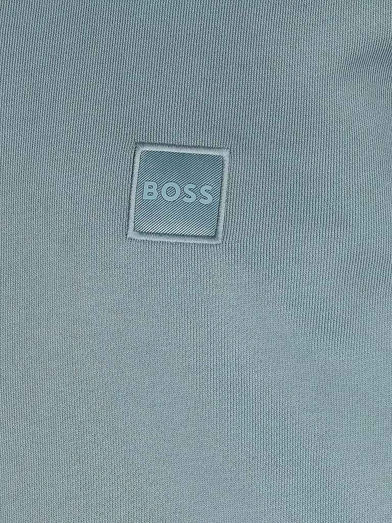BOSS | Sweatjacke ZESTART | hellblau
