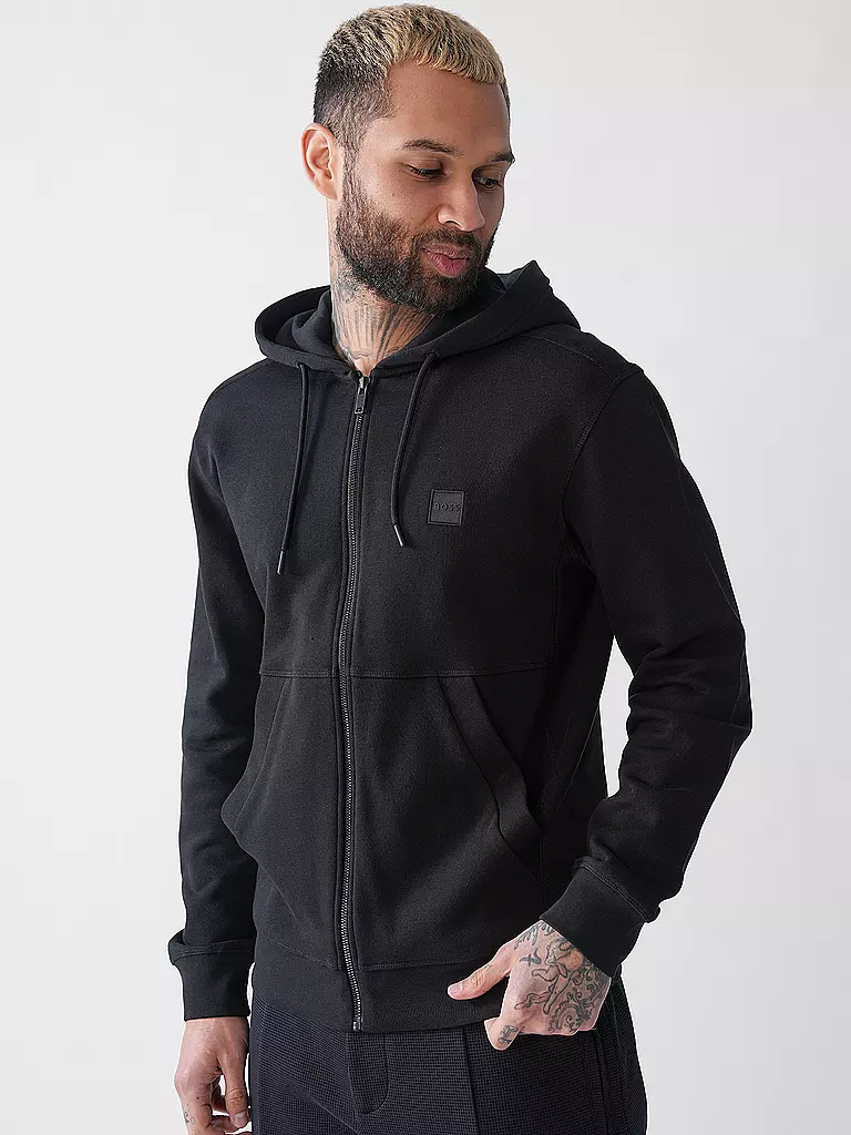 BOSS | Sweatjacke ZETALKY | schwarz