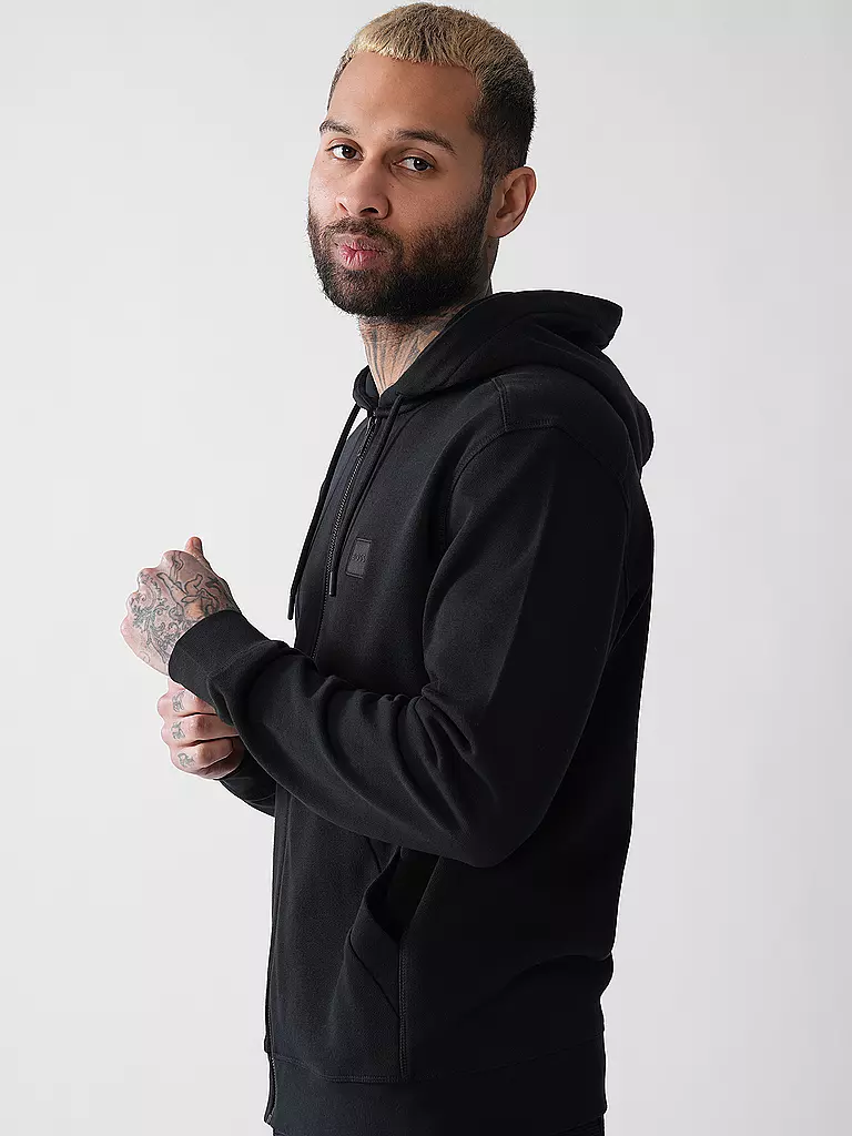 BOSS | Sweatjacke ZETALKY | schwarz